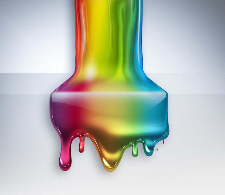 （圖：涂料展示圖）